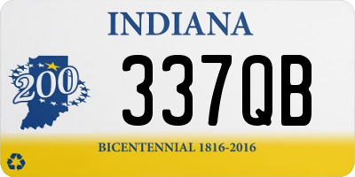 IN license plate 337QB