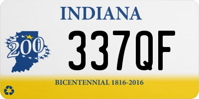 IN license plate 337QF