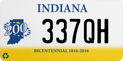 IN license plate 337QH