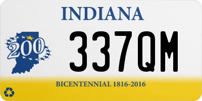 IN license plate 337QM