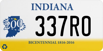 IN license plate 337RO