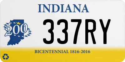 IN license plate 337RY