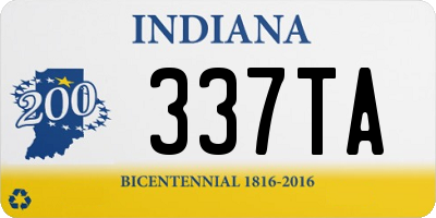 IN license plate 337TA