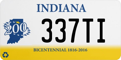 IN license plate 337TI