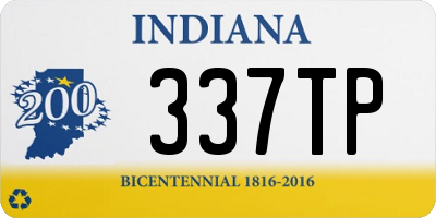 IN license plate 337TP