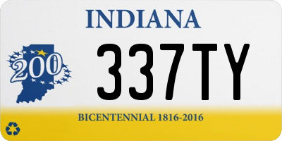 IN license plate 337TY