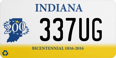 IN license plate 337UG