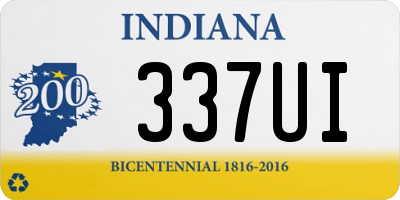 IN license plate 337UI