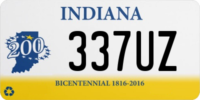 IN license plate 337UZ