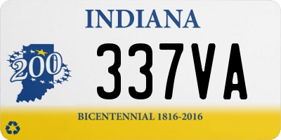 IN license plate 337VA