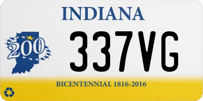 IN license plate 337VG