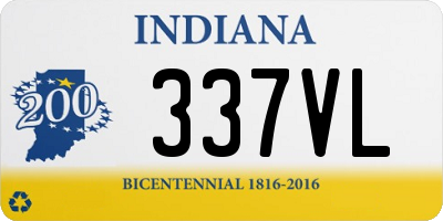 IN license plate 337VL