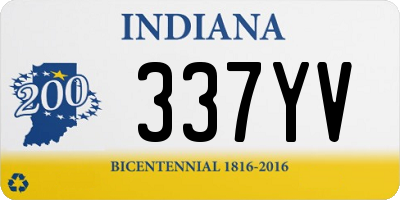 IN license plate 337YV