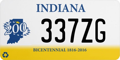 IN license plate 337ZG