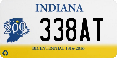 IN license plate 338AT