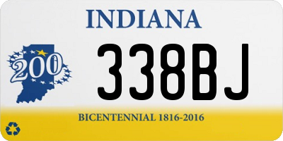 IN license plate 338BJ