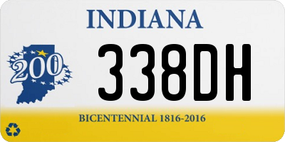 IN license plate 338DH