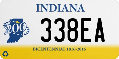 IN license plate 338EA