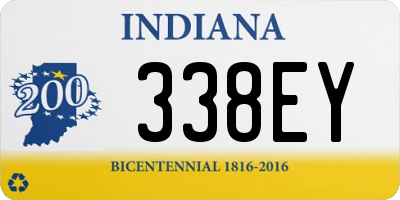 IN license plate 338EY