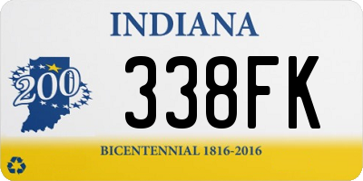 IN license plate 338FK