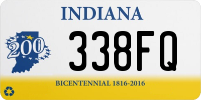 IN license plate 338FQ