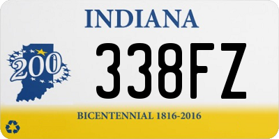 IN license plate 338FZ