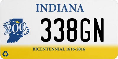 IN license plate 338GN