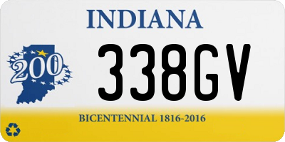 IN license plate 338GV