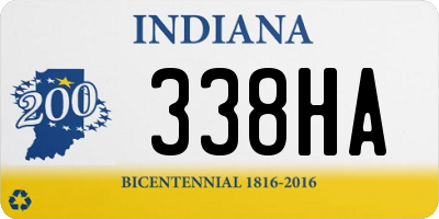 IN license plate 338HA