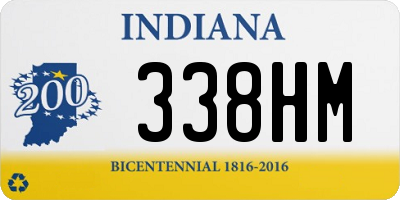 IN license plate 338HM