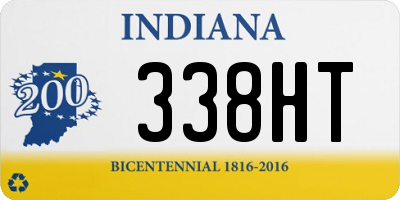 IN license plate 338HT