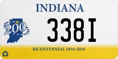 IN license plate 338I