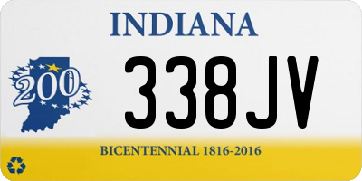 IN license plate 338JV