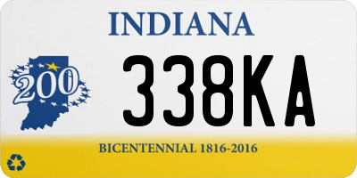 IN license plate 338KA