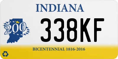 IN license plate 338KF