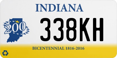 IN license plate 338KH