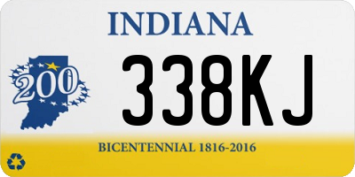 IN license plate 338KJ