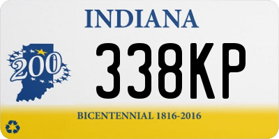 IN license plate 338KP