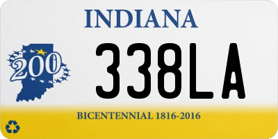 IN license plate 338LA