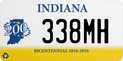 IN license plate 338MH