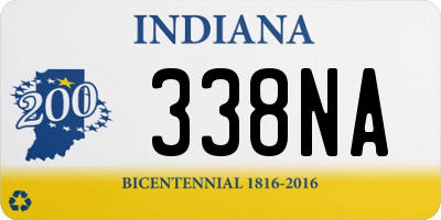 IN license plate 338NA