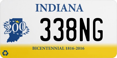 IN license plate 338NG