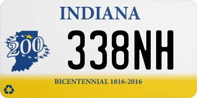 IN license plate 338NH