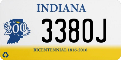 IN license plate 338OJ