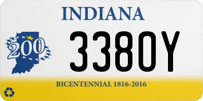 IN license plate 338OY