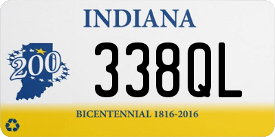 IN license plate 338QL