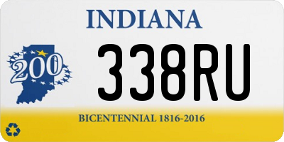 IN license plate 338RU