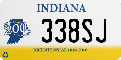 IN license plate 338SJ