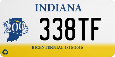 IN license plate 338TF