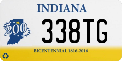 IN license plate 338TG